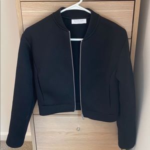 Cropped Bomber Jacket